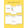 Caderno de Registos do Professor - tema florido