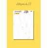 Caderno de Registos do Professor - tema florido