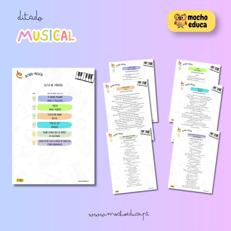 Ditado Musical - nível fácil/médio