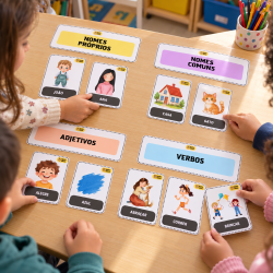 Jogo de Cartas - Classe das Palavras