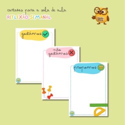 Reflexão semanal - Cartazes...