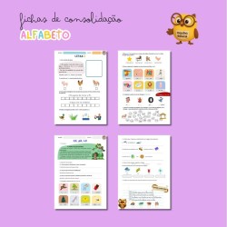 Pack - Caderno de Leitura + Fichas do Alfabeto